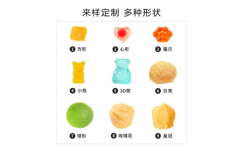 軟糖OEM代加工，營養(yǎng)更美味